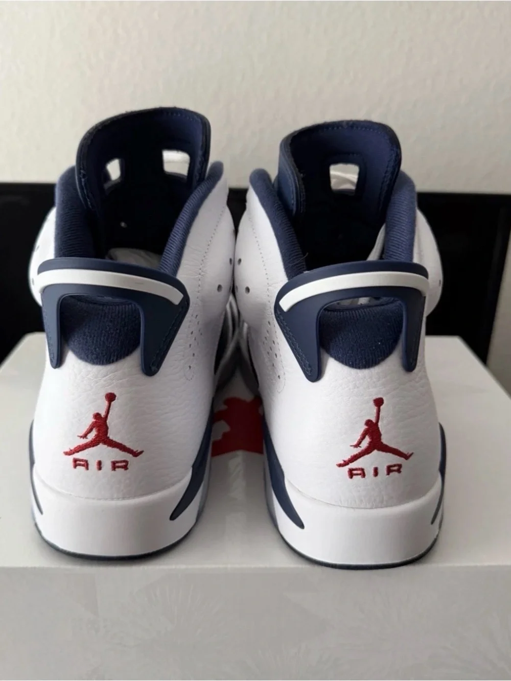 Nike Air Jordan 6 Men's Retro Sneakers Olympic 2024 USA, Size 11, CT8529-164